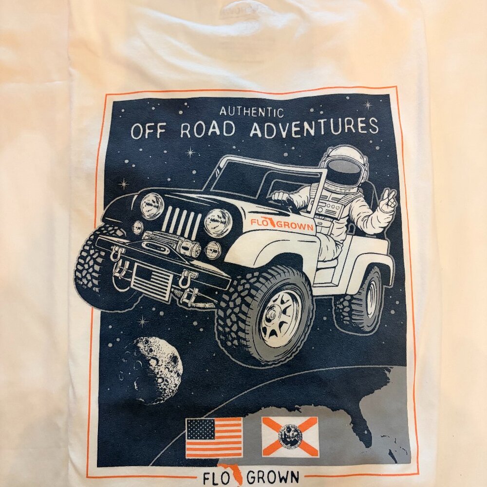 FLO GROWN Off Road Space T-shirt XL